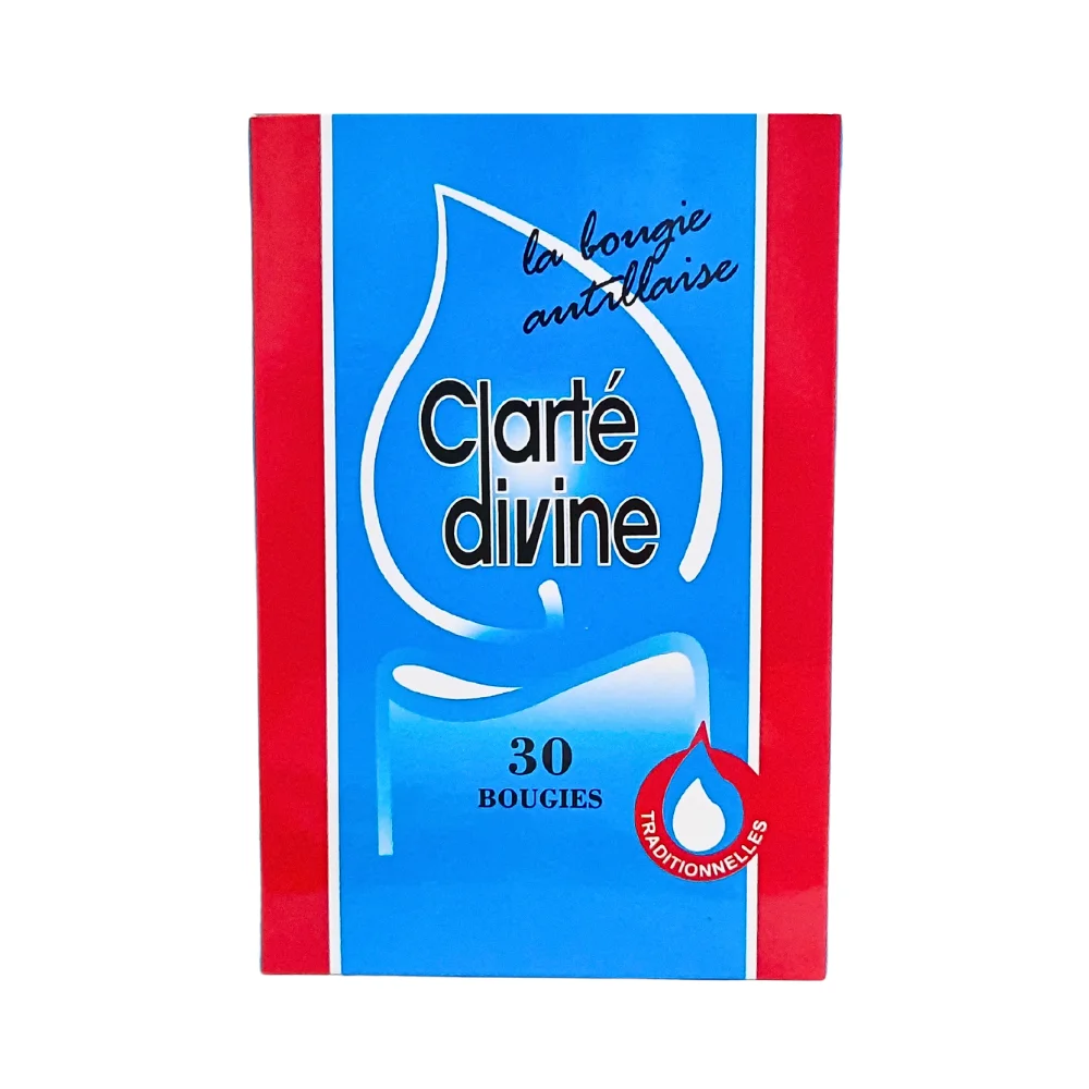 La bougie Antillaise blanche Clarté Divine x30