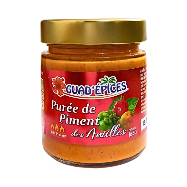 Purée de piment des Antilles Guad'Épices 185g