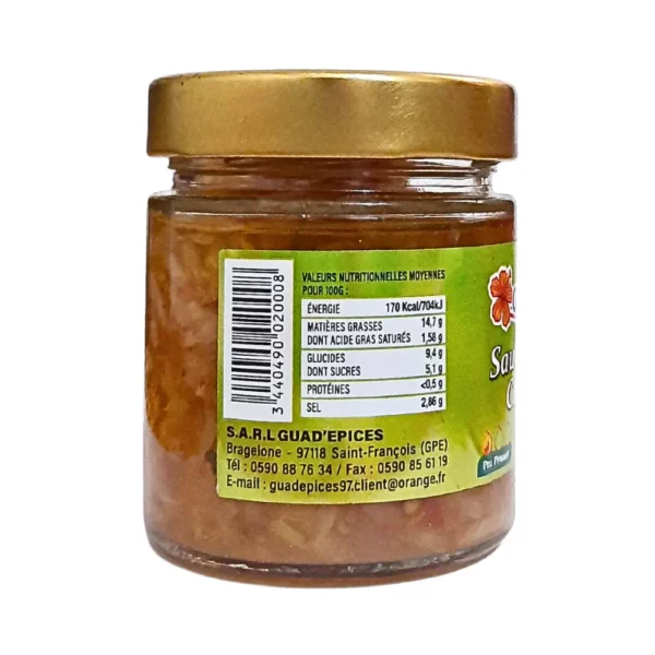 Sauce chien Guad'Épices 180g Guadeloupe