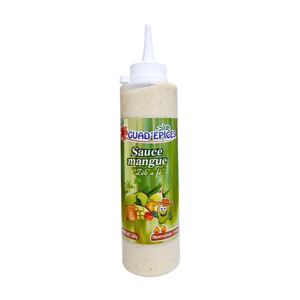 Sauce mangue Zèb a fè saveur tropicale Guad'Épices 285g