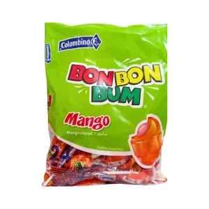 24 sucettes Bon Bon Bum mangue Colombina