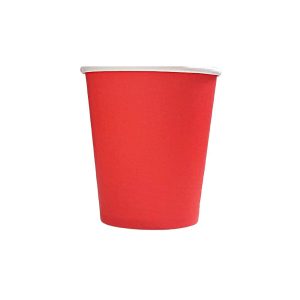 25 gobelets carton Rouge 20cl Polykaz