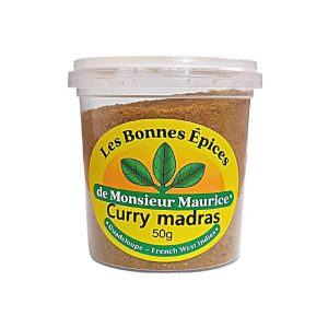 Curry Madras Les Bonnes Épices de Monsieur Maurice 50g