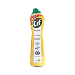 Néttoyant crème à récurer citron Cif 500ml