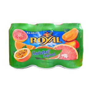 Pack de 6 jus Cocktail Tropical Royal 33cl