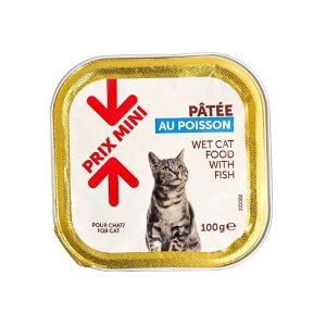 Pâtée au poisson pour chat 100g