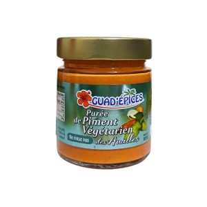 Purée de piment végétarien des Antilles Guad'Épices 185g