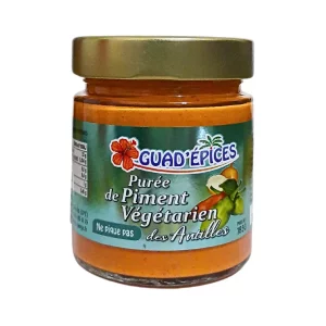 Purée de piment végétarien des Antilles Guad'Épices 185g