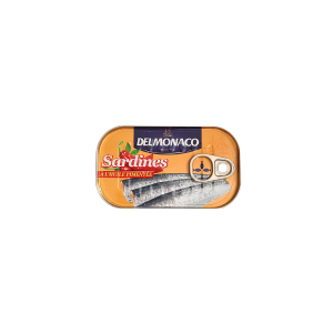 Sardines à l'huile pimenté Delmonaco 125g