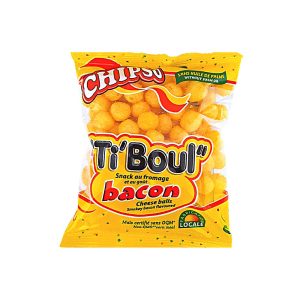 Ti'Boul snack au fromage et au goût Bacon Chipso 30g